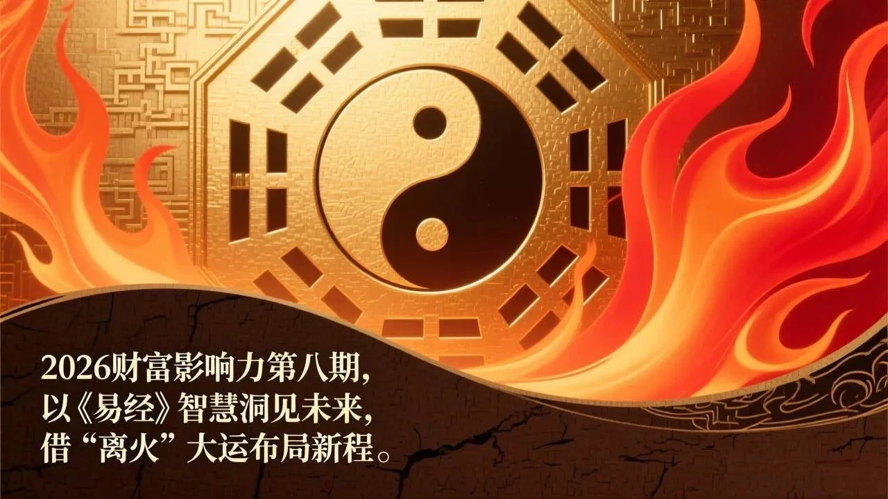 【精】2026财富影响力第八期,以《易经》智慧洞见未来,借“离火”大运布局新程-AI智界创业