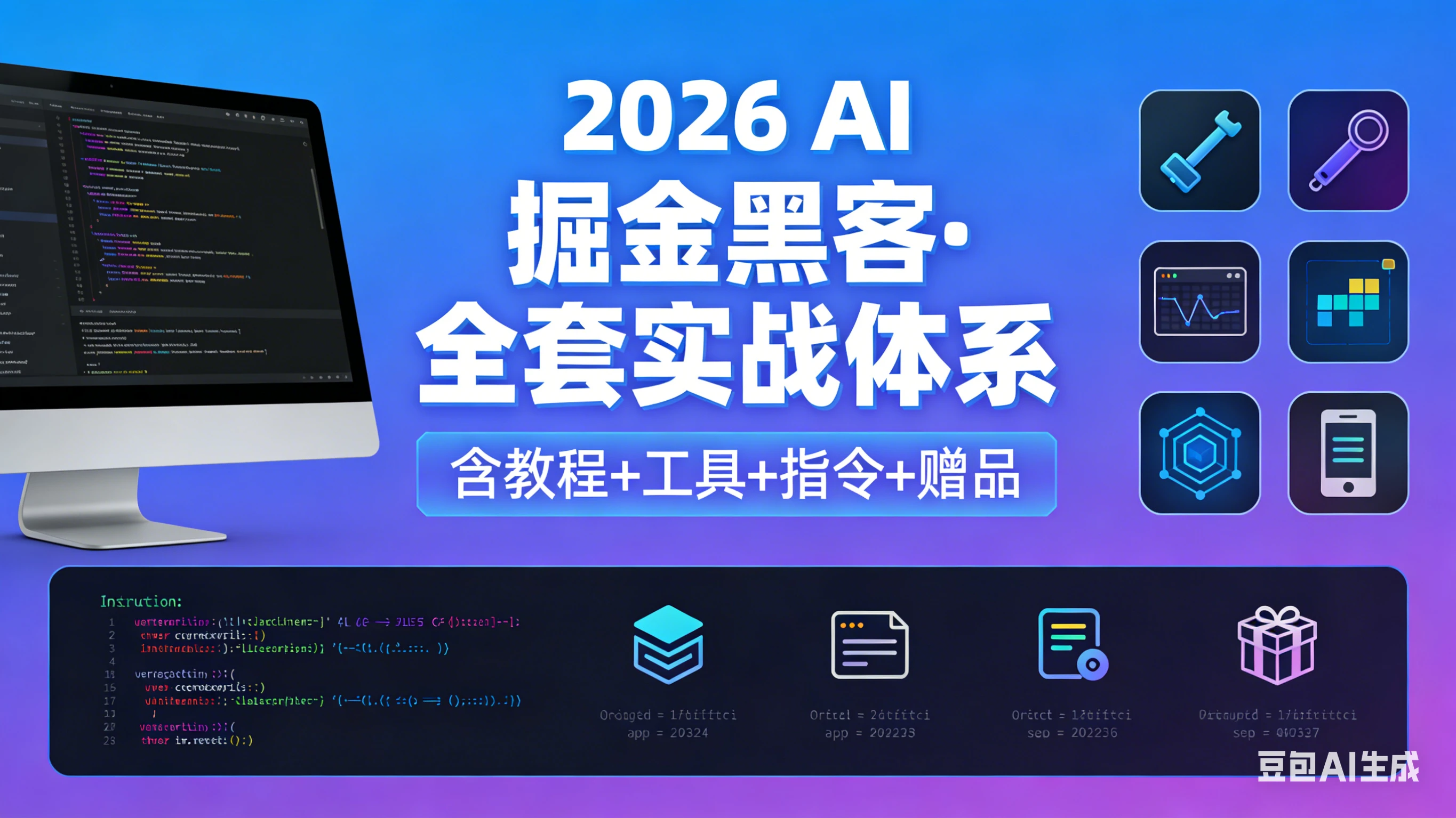 【精】2026 AI 掘金黑客·全套实战体系(含教程+工具+指令+赠品)-AI智界创业