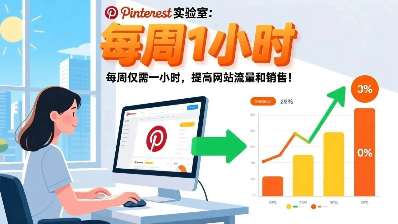 【精】Pinterest实验室：每周仅需一小时，提高网站流量和销售！-AI智界创业
